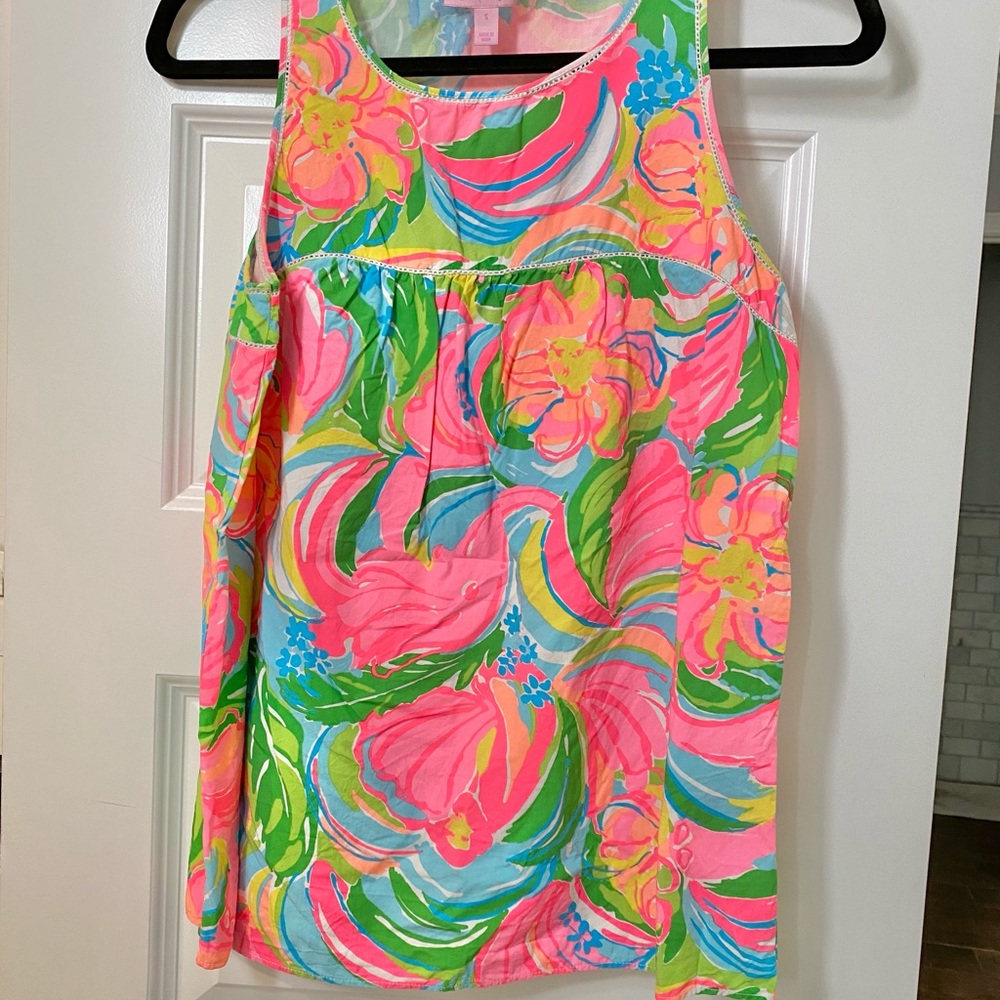 Lilly Pulitzer Neon Tank -  Small